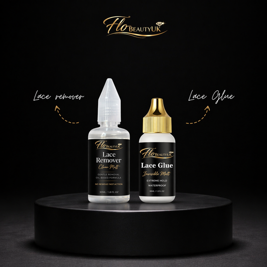 FloBeautyUK Duo Colle et Dissolvant pour dentelle Tenue Extrême